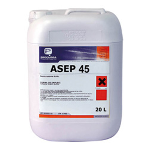 [ASEP 45] Desinfectante a base de ácido peracético para sistemas CIP – Garrafa 20 L (ASEP 45)