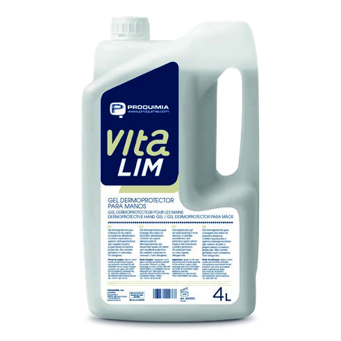 Gel sin perfume para lavado frecuente de manos – Garrafa 4 L (VITALIM)