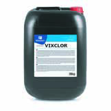 VIXCLOR Detergente desinfectante espumante concentrado alcalino-clorado  garrafa 28kg