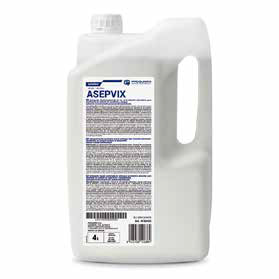ASEPVIX Detergente desinfectante espumante alcalino formulado en base a amonios cuaternarios