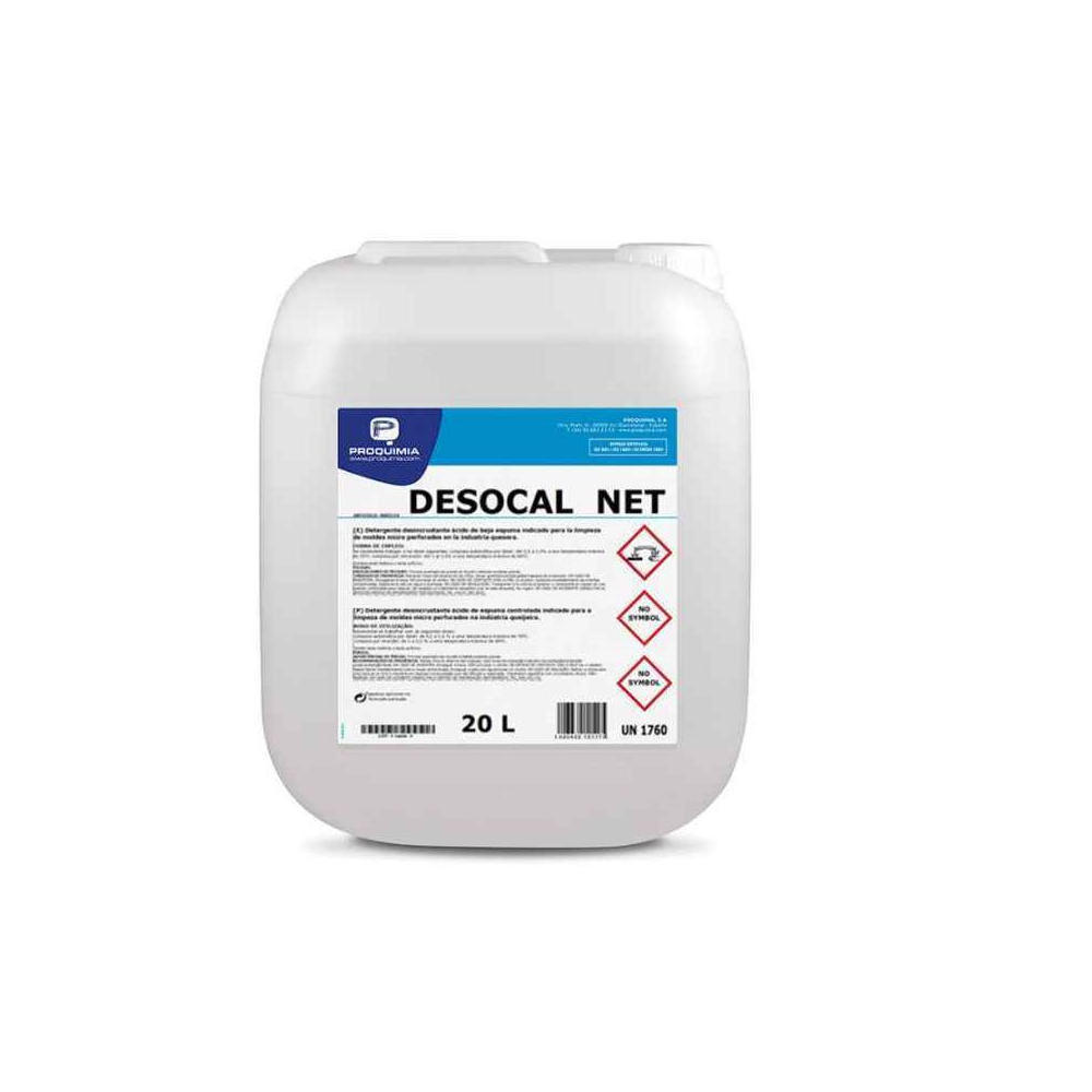 [4005114] DESOCAL NET Detergente ácido de baja espuma para la limpieza de moldes microperforados y circuitos en general.