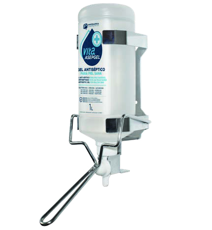 [8005303] Gel alcohólico sin perfume antiséptica Vita Asepgel 1 Litro para dispensador