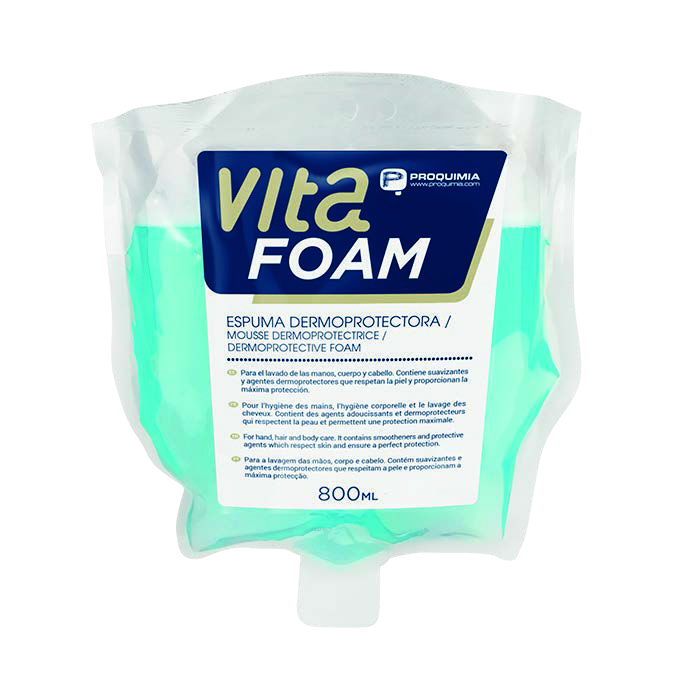 [1070339] Espuma con fragancia cítrica para el lavado de manos y cuerpo. "VITA FOAM" bolsa 800ml