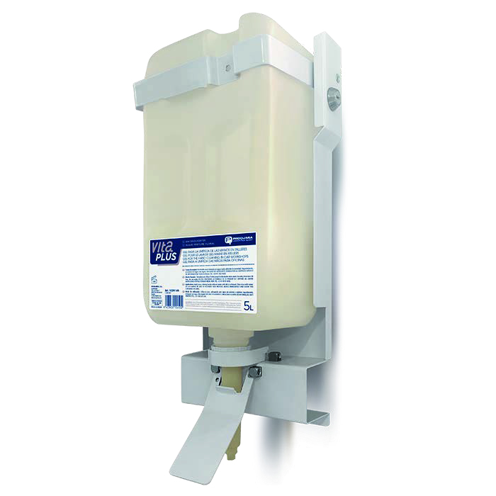 Dispensador Savonpack (soporte pared) para pastas abrasivas – botella 5L (VITA PLUS y ECO)
