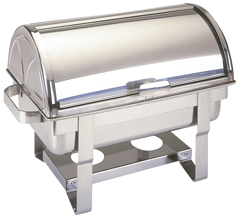 Chafing dish inox CHD-E Con tapa escamoteable