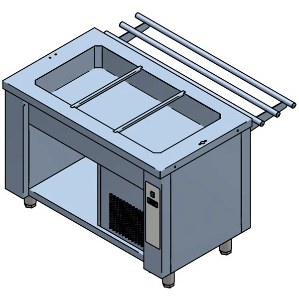 Mueble cuba refrigerada superior