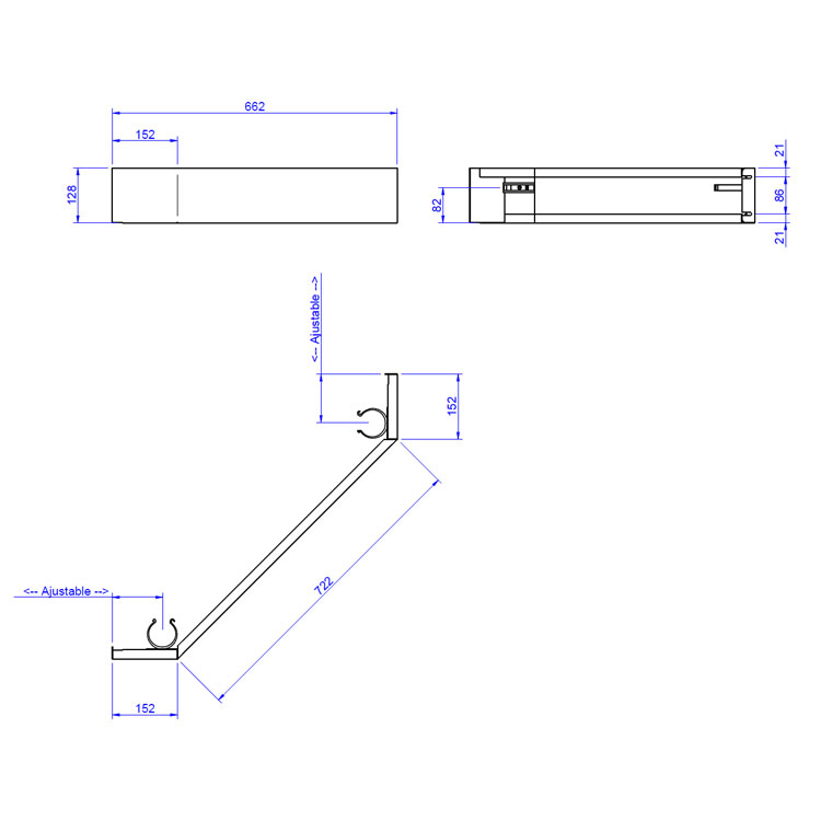 [19092539] Zócalo angular exterior 90º para self-service