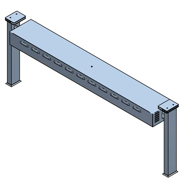 Pantalla de luz LED para self-service 1600 mm