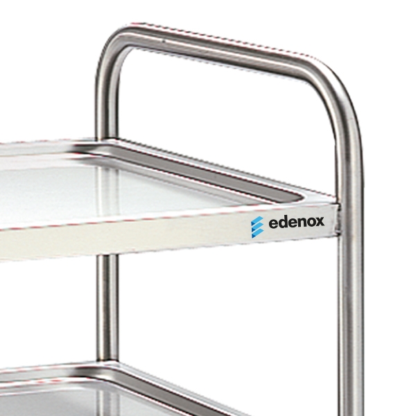 Carro de servicio inox reforzado 4 estantes 1000x600 mm