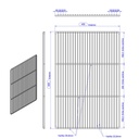 Estante cromado 600x400