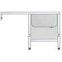 Fregadero para lavavajillas 1200x600 mm 1 cubeta escurridor izquierda