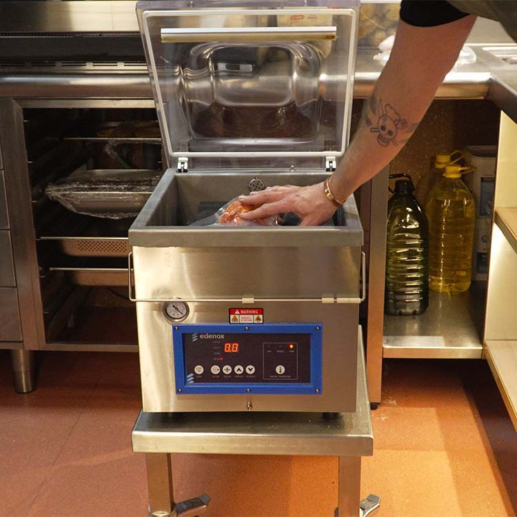 [19068523] Envasadora al vacío profesional de sobremesa por tiempo 10 m³/h barra 300 mm