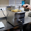 Freidora de inducción profesional de sobremesa 8 litros simple