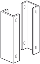 [19001883] Soportes de pared inox SMG-70 Soporte fijación a pared para SEBM-70, SG-70 mm