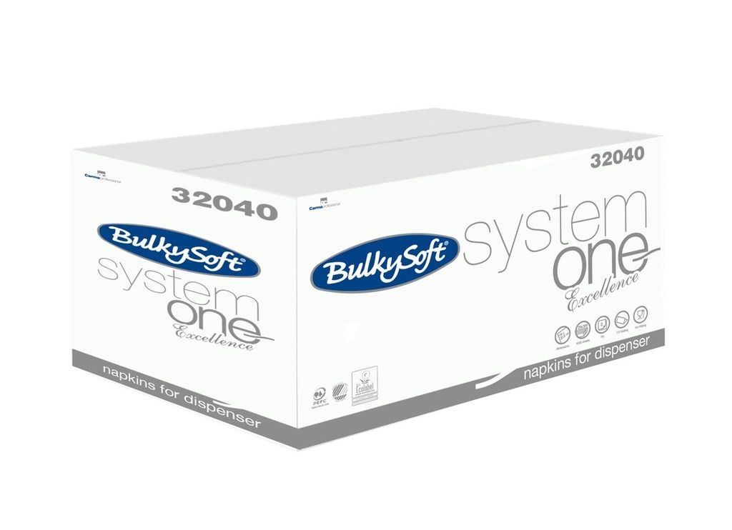[14800_32040] SERVILLETA INTERPLEGADA 21,5 X 16  2 CP LAMINADA BLANCA