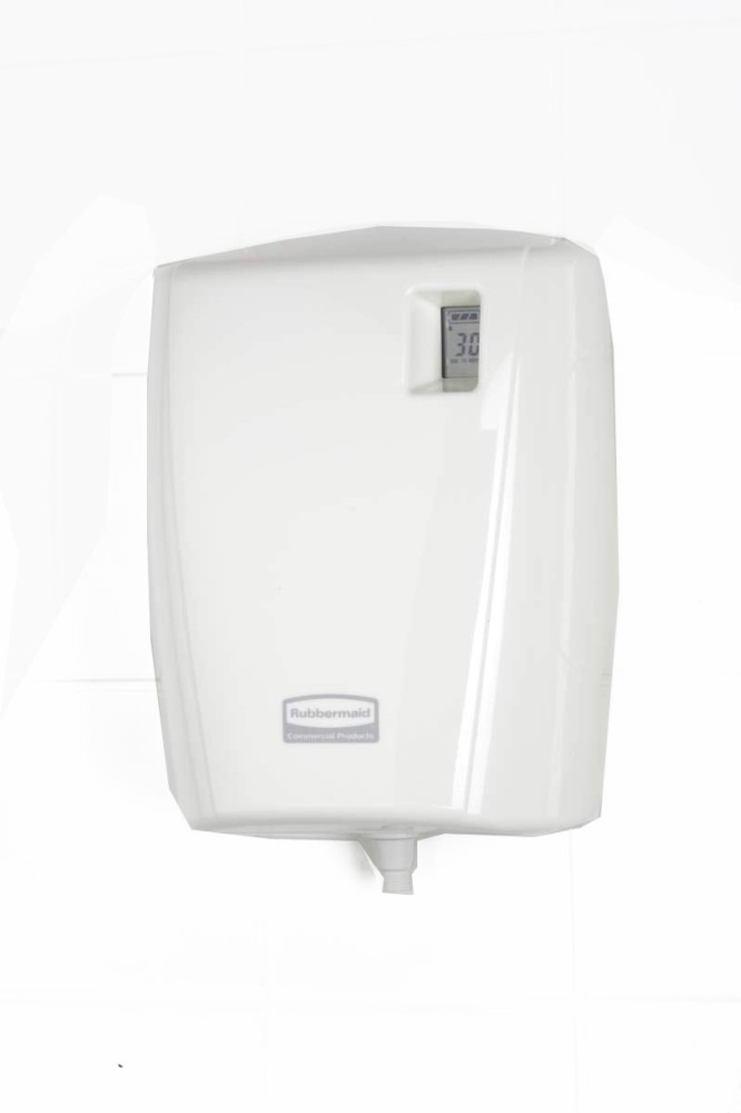 Dispensador Rubbermaid Autosanitiser LCD, blanco