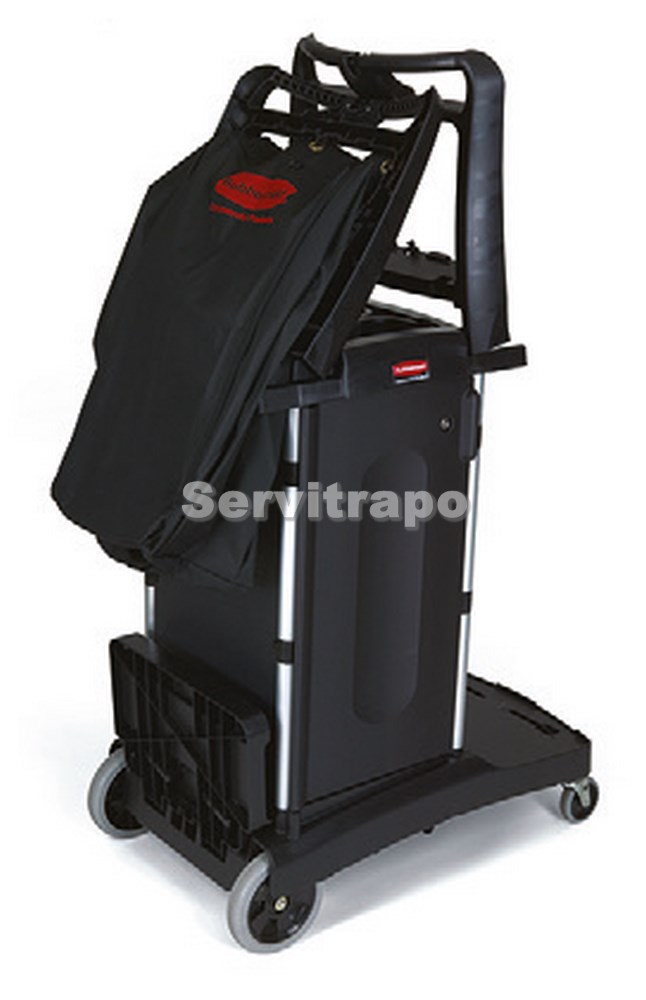 Carro de camarera compacto con 2 asas