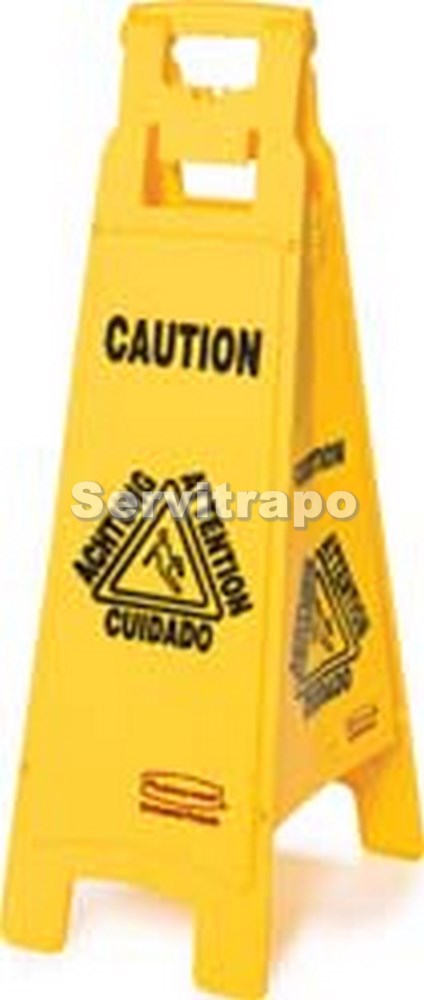 Señal de suelo 4 lados – Multilingüe