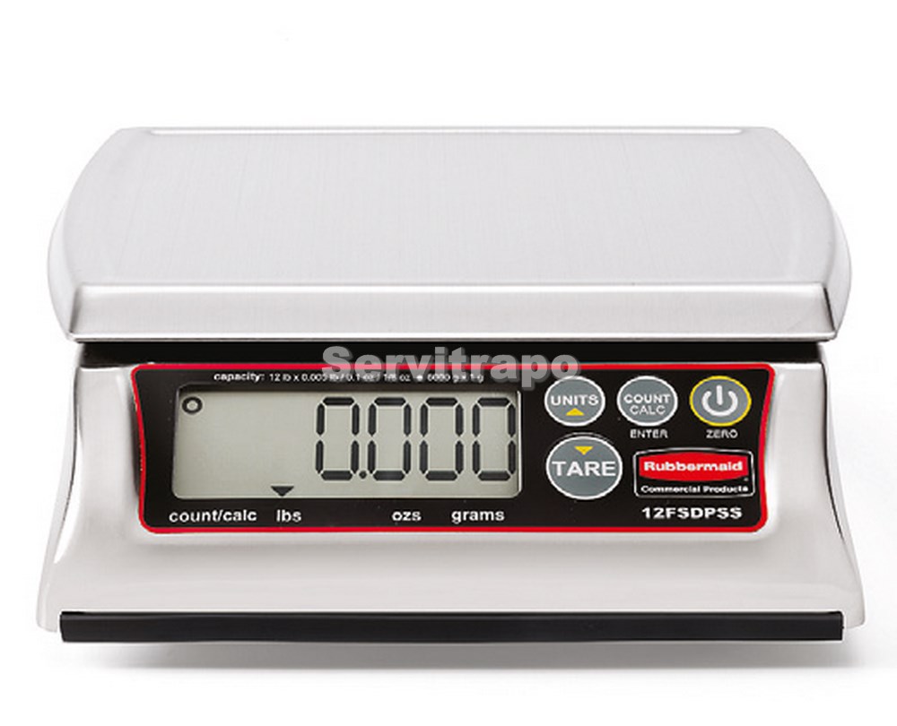 Báscula digital Premium de acero inoxidable 6 kg