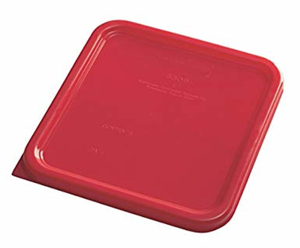Tapa de contenedor cuadrada Rubbermaid Rojo grande