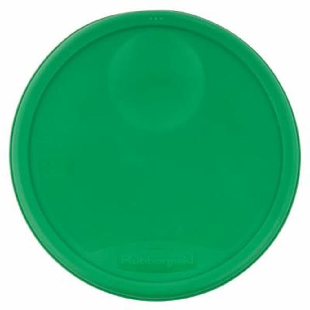 [1980338] Tapa de contenedor redondo Rubbermaid verde pequeño