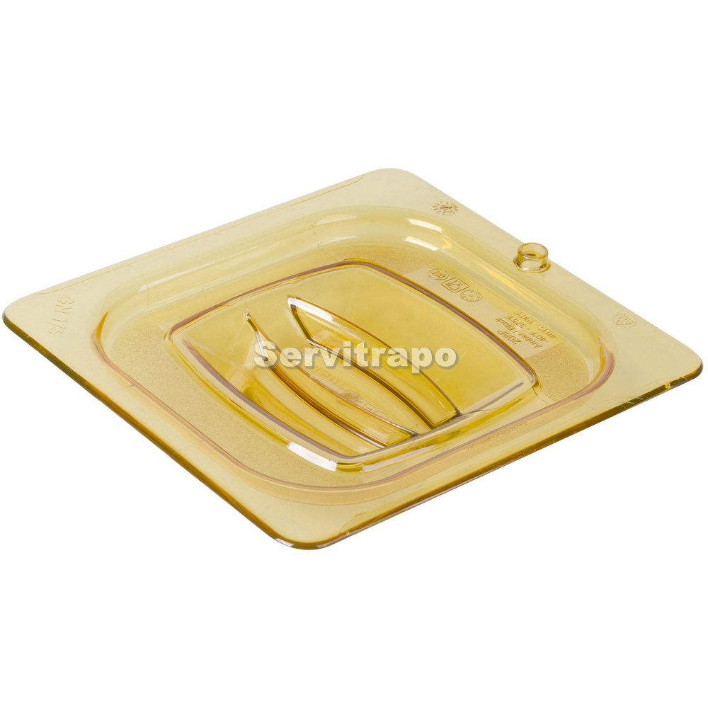 Tapa cubeta GN 1/6 con agujero para colgar Ultem