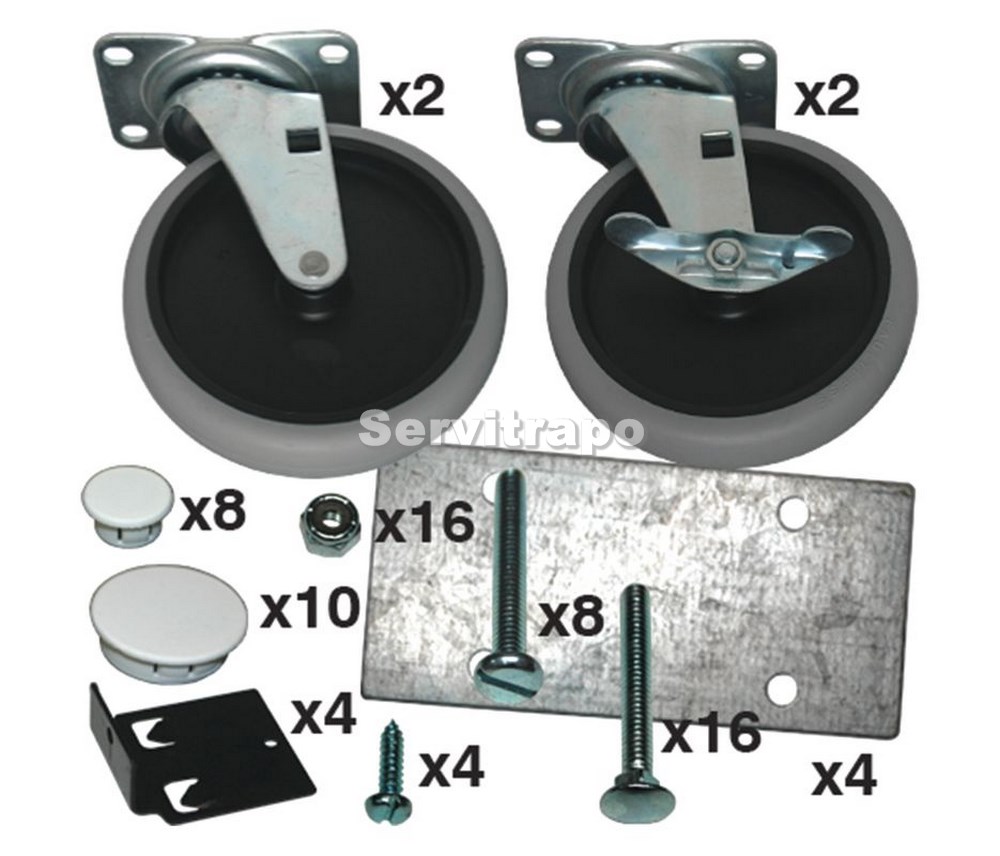 Kit de ruedas Max System Blanco