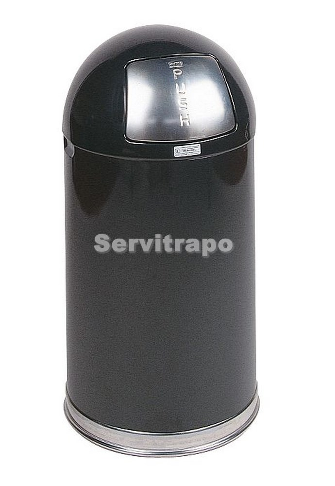 Papelera EasyPush 45L Negro