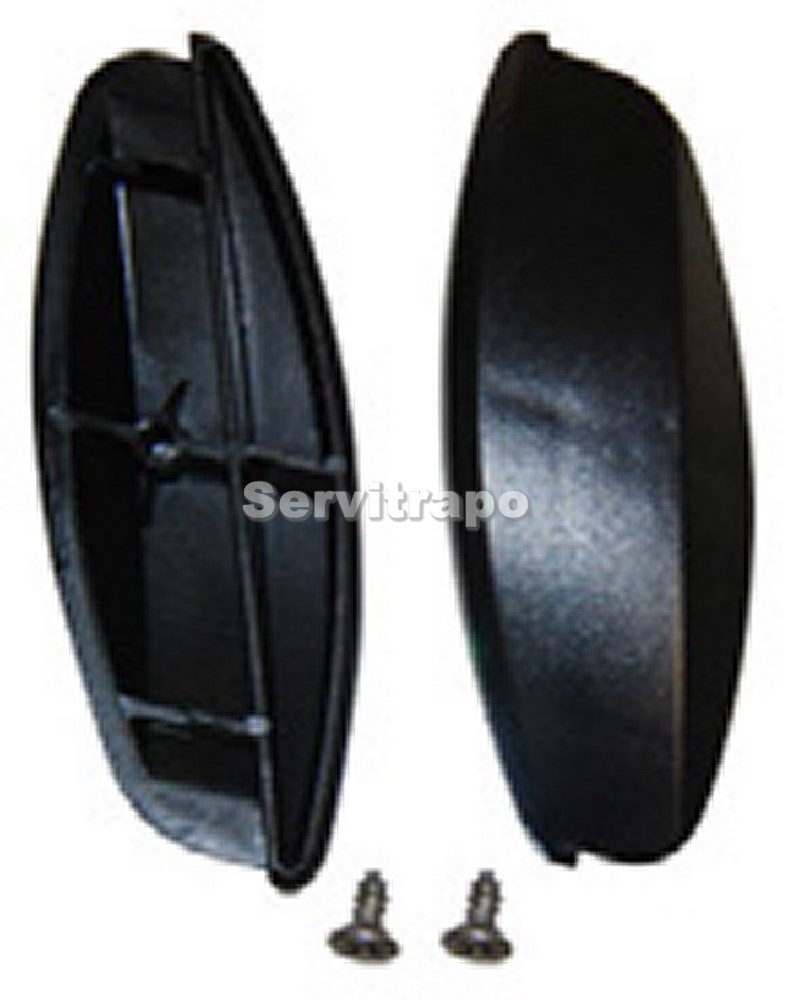KIT DE LATERALES PARA SOPORTE VELCRO - 2 UDS NEGRO