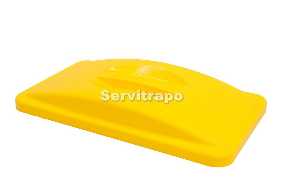 Tapa con asa para contenedor slim jim AMARILLA