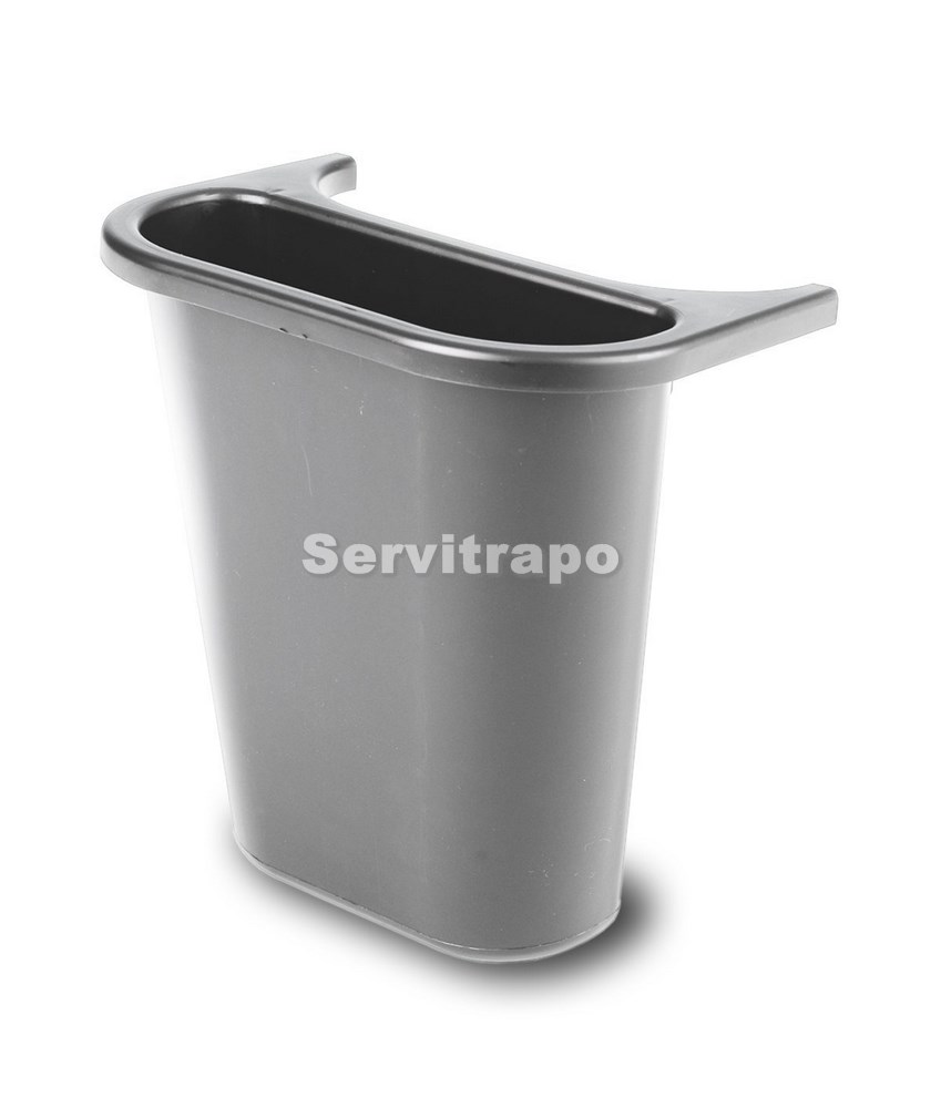 Papelera auxiliar gris