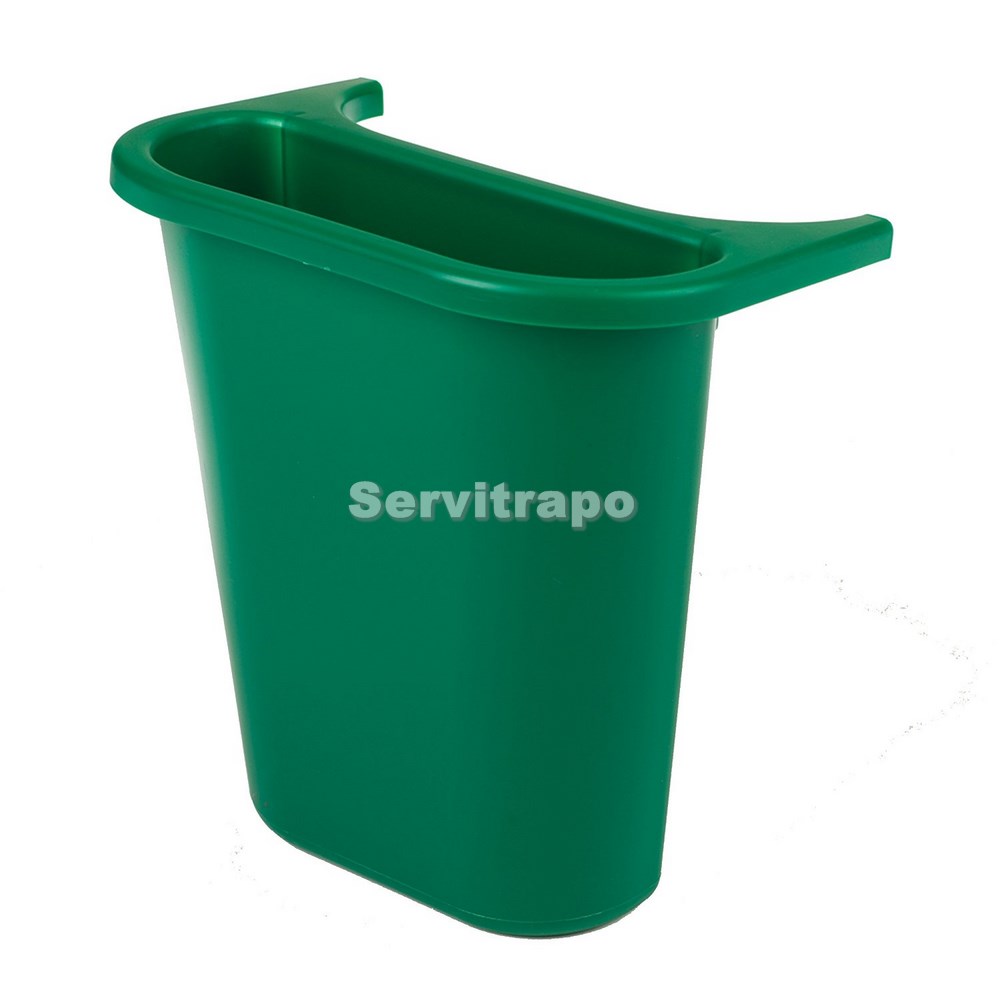 Papelera auxiliar verde