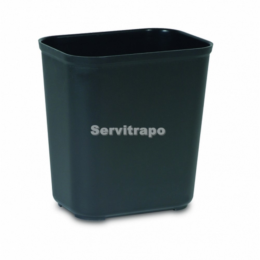 Papelera Ignífuga 13L NEGRA