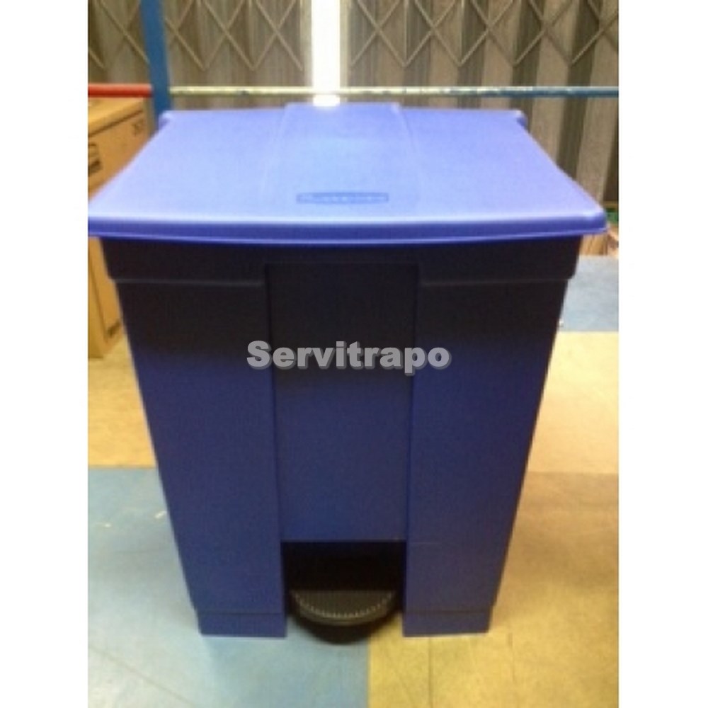 Contenedor con pedal 60l AZUL OSCURO