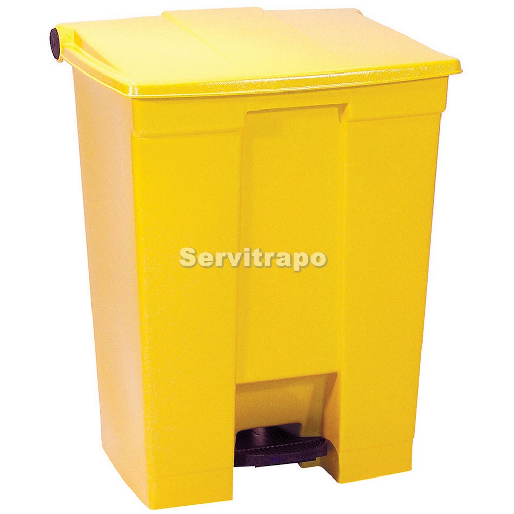Contenedor con pedal 68l AMARILLO