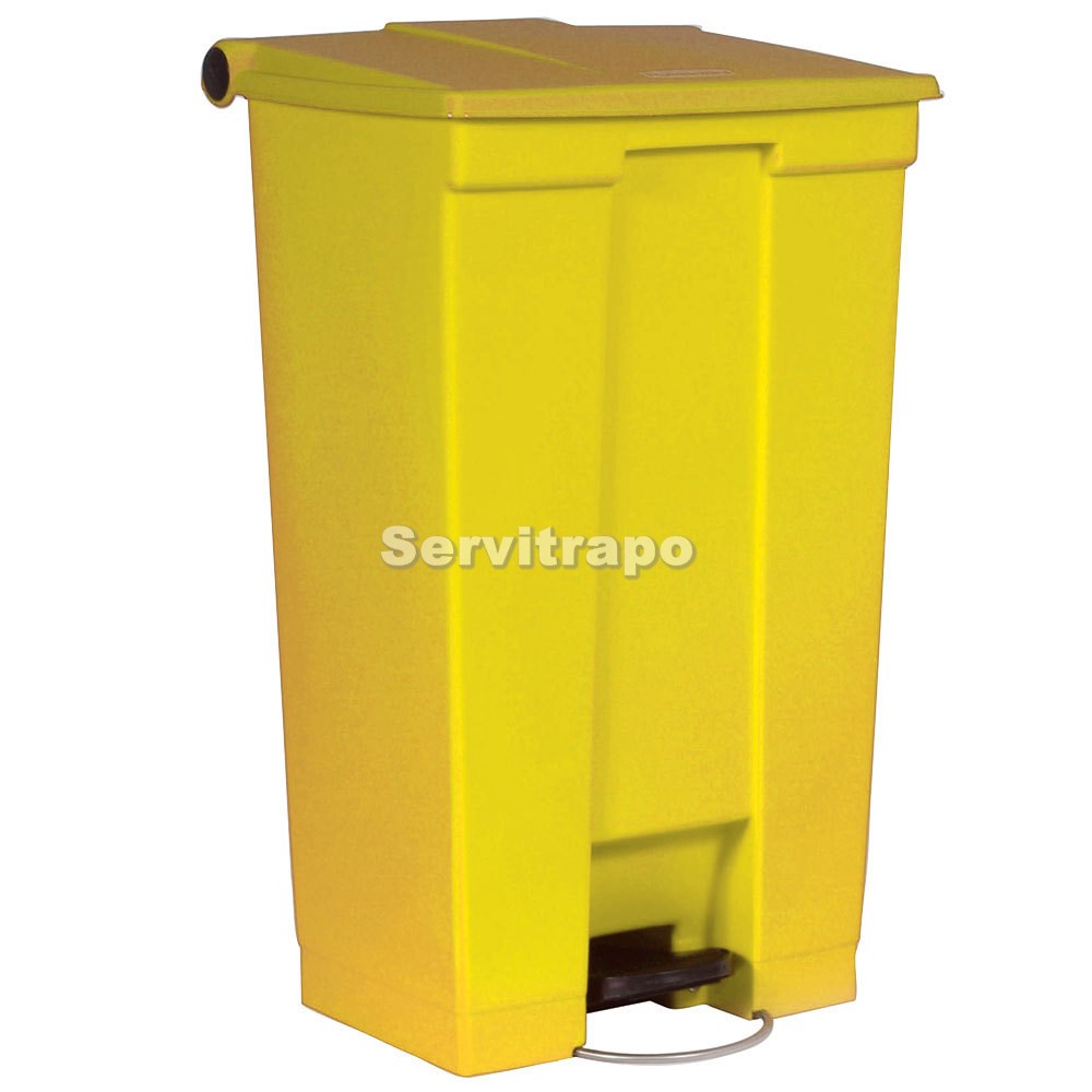 Contenedor con pedal 87l AMARILLO
