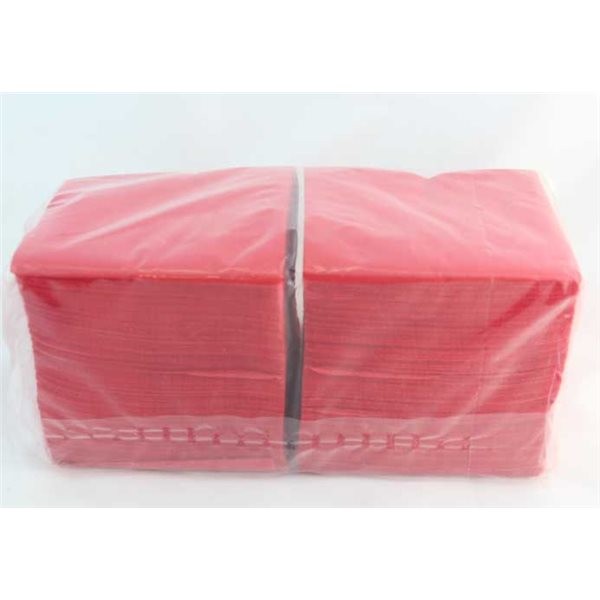 Servilletas 20x20 Qual Burdeos 2 Capas 1/4