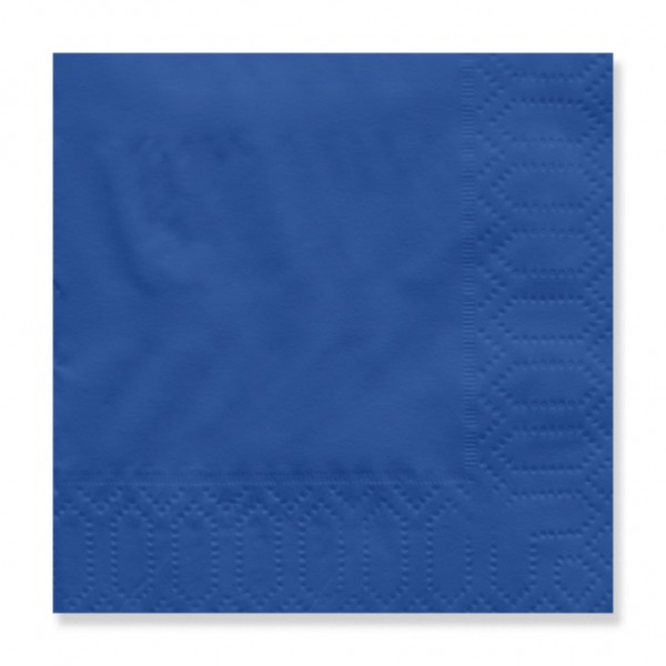 Servilletas 20x20 Qual Azules 2 Capas 1/4