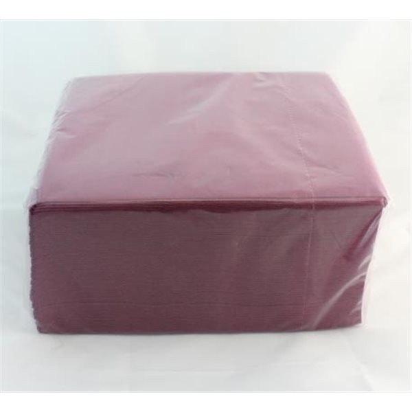 Servilletas 40x40 Qual Burdeos Punta&Punta 1/4