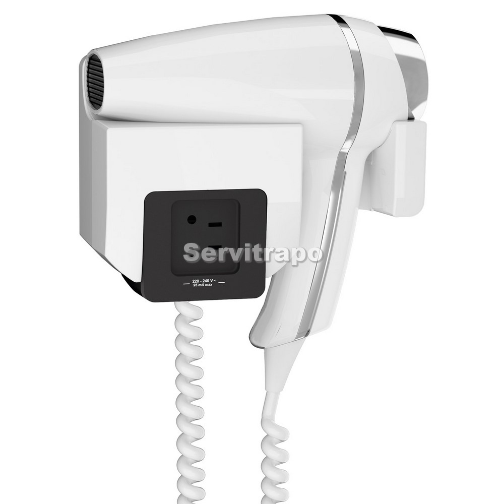 [18221208] Clipper Ii Blanco 1400w Con Soporte Frontal + Toma De Afeitar