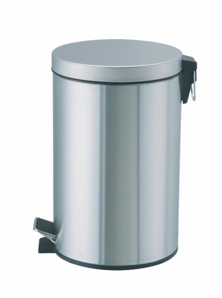 Papelera Inox Con Pedal 12l