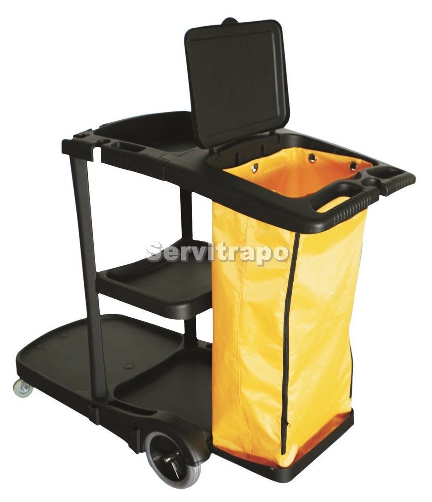 [300003] Carro De Limpieza Arc Con Bolsa Amarilla Y Tapa