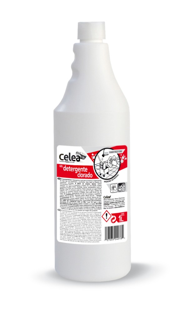 Gel Detergente Clorado Celea 1l