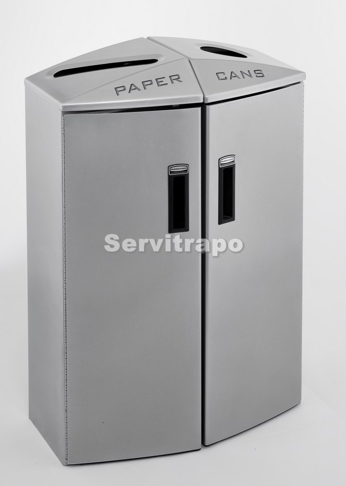 Cebtro De Reciclaje Element 2 Compart. (Papel/Envases) 87l