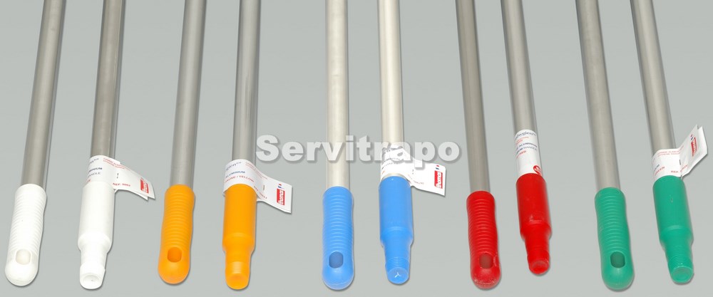Mango Aluminio 1,40cm Para Haragan Blanco I.A.