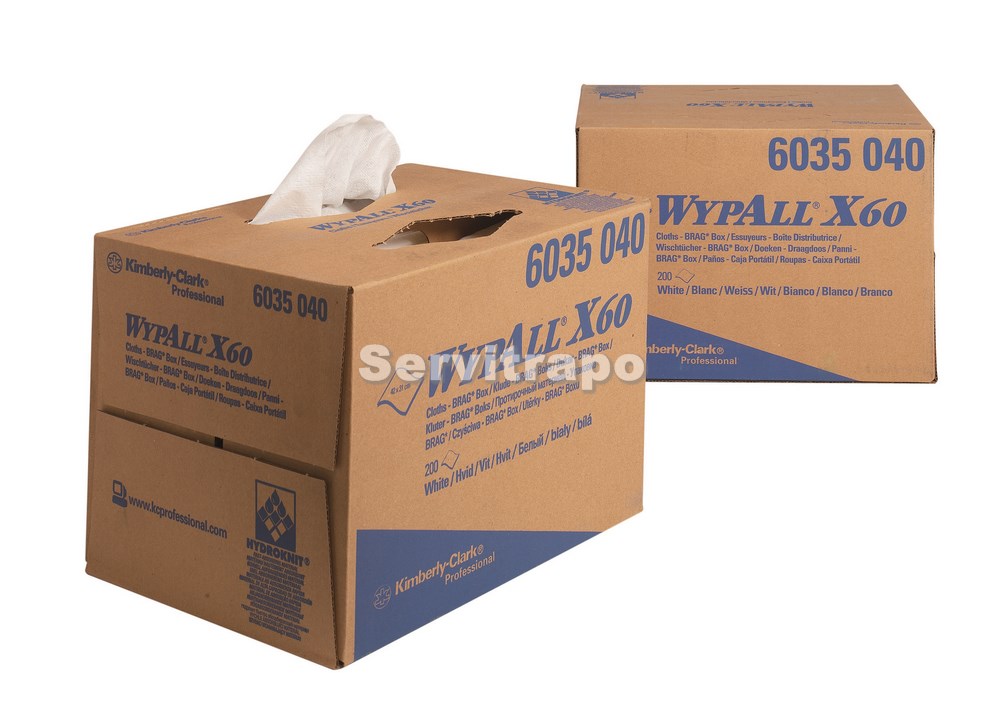 [6035] 1 Paños Industriales Wypall® X60 Caja Portatil "I.A."