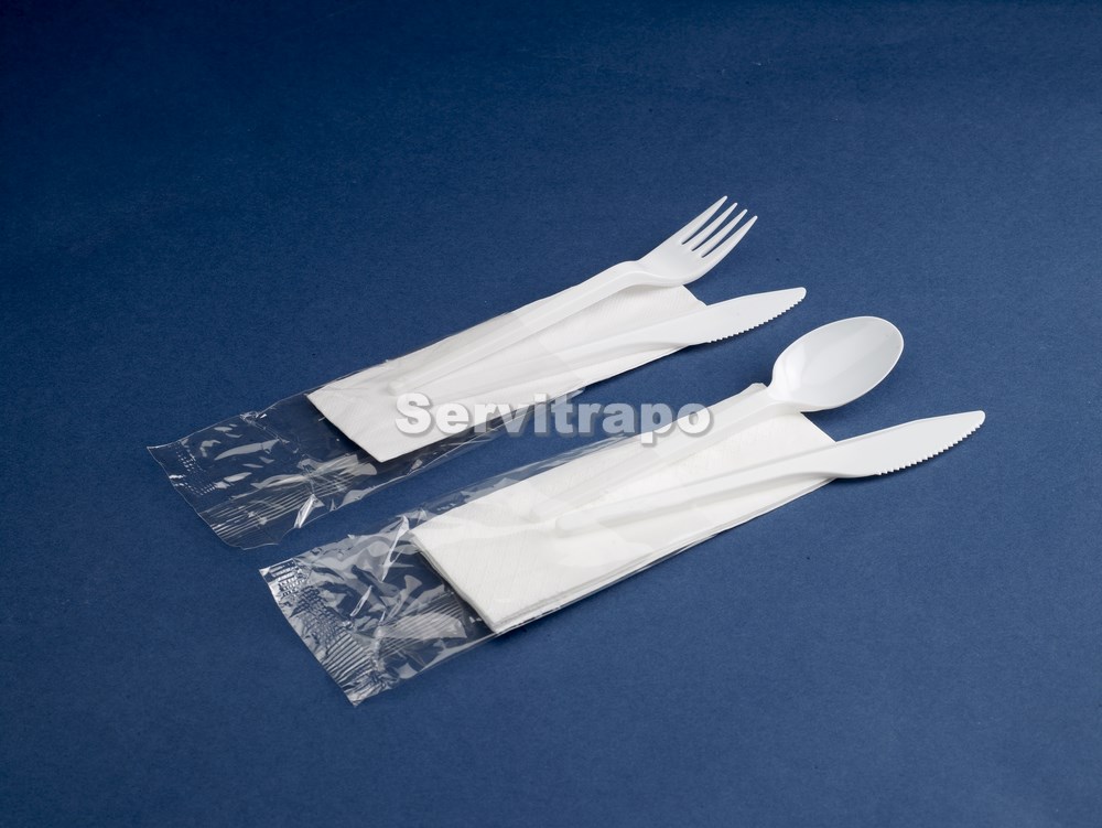Set Cubiertos 2 Piezas + Servilleta 2c