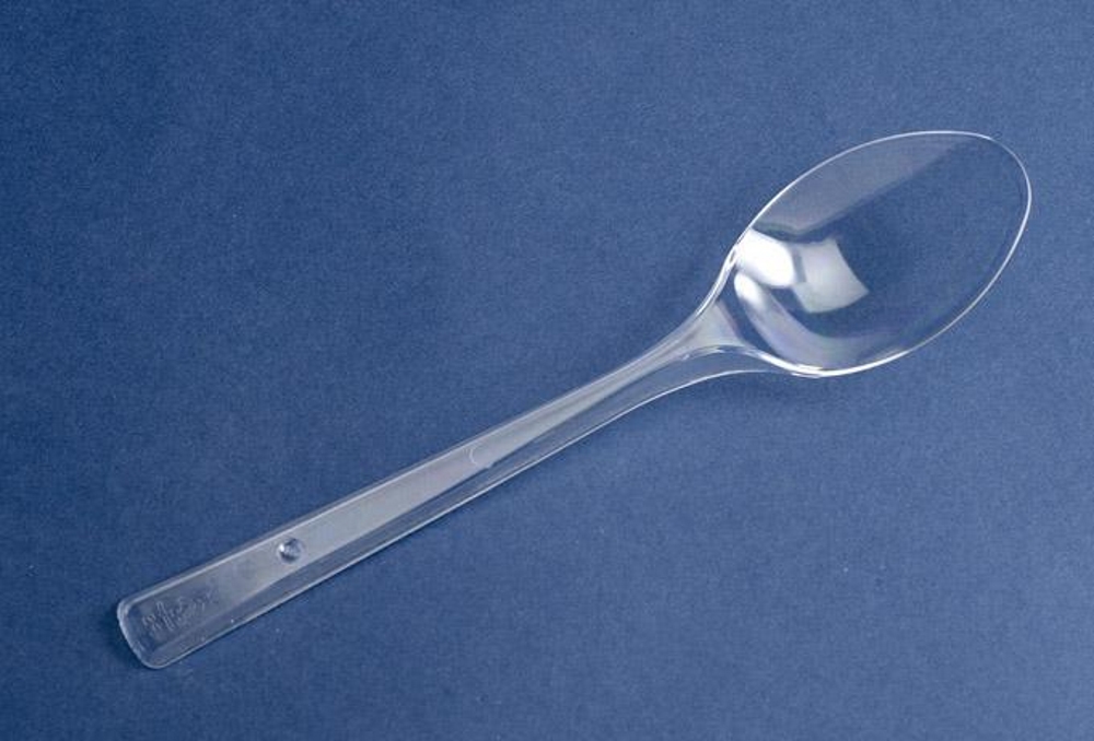 Cuchara Transparente Plástico