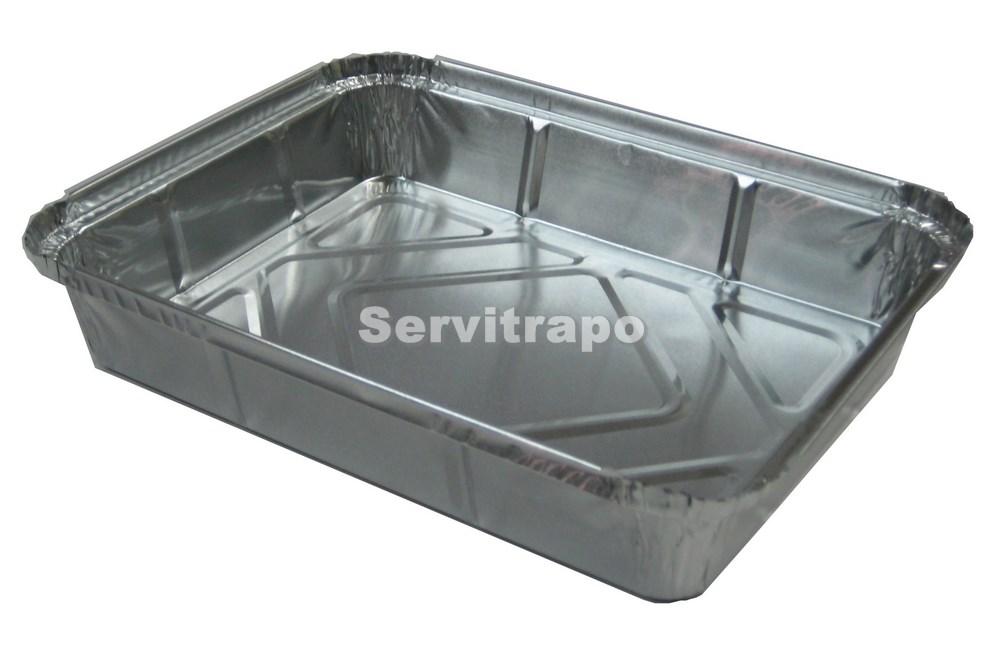 Bandeja Aluminio 12 Piezas Sin Tapa