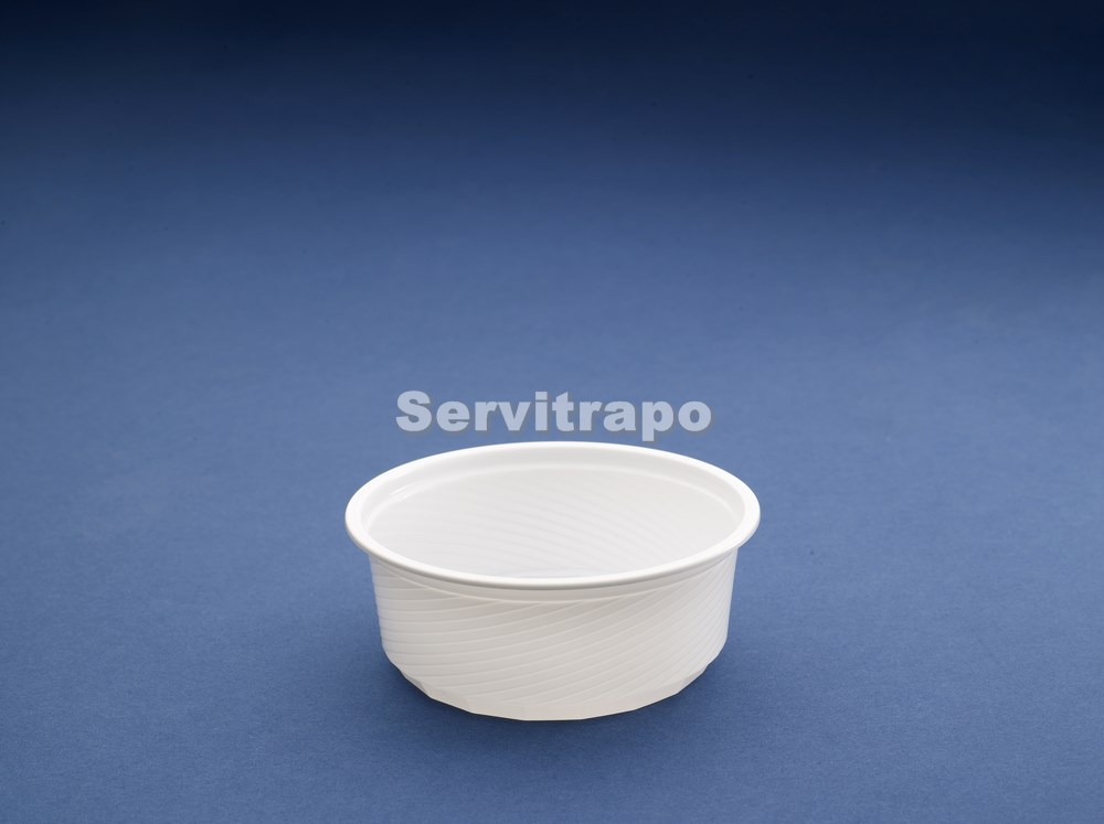Tarrina Blanca Microondas 250cc